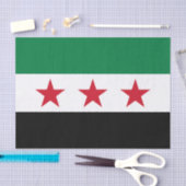 シリアの国旗 薄葉紙 (クラフト)