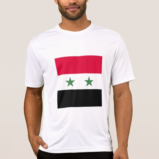 シリアの国旗 Tシャツ (正面)