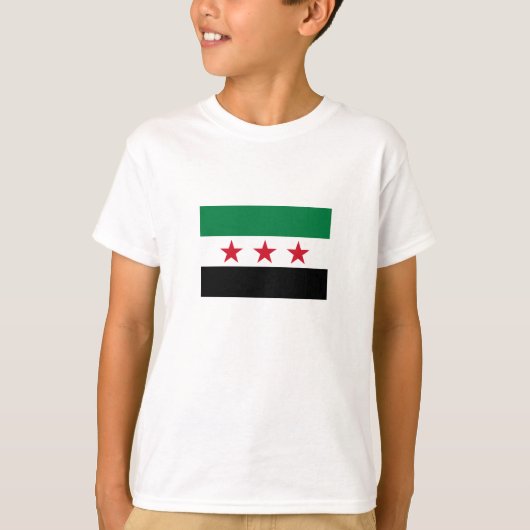 シリアの国旗 Tシャツ (正面)
