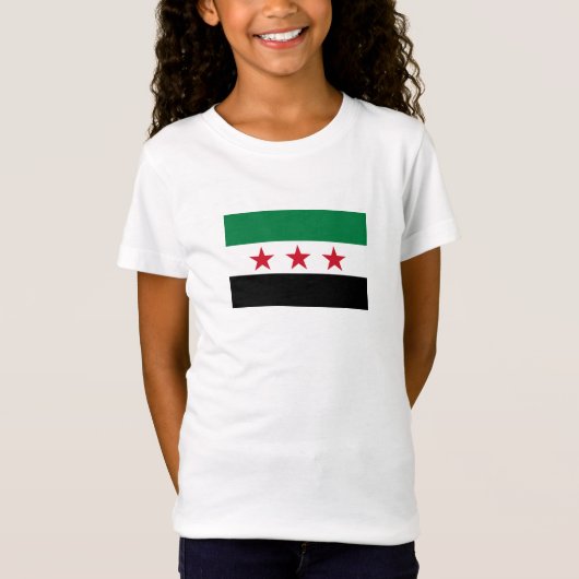 シリアの国旗 Tシャツ (正面)
