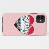 シリアの女の子 Case-Mate iPhoneケース (裏面(横))