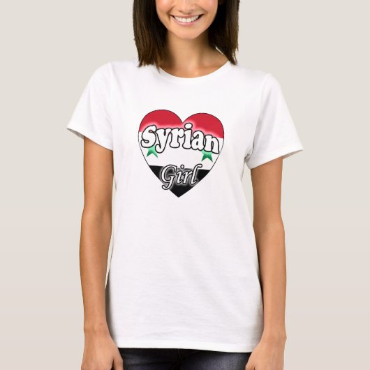 シリアの女の子 Tシャツ (正面)