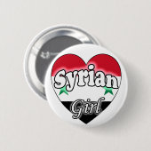 シリアの少女 缶バッジ (正面&裏面)