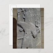 シリアの嵐の神テシュブのステラ ポストカード (正面/裏面)