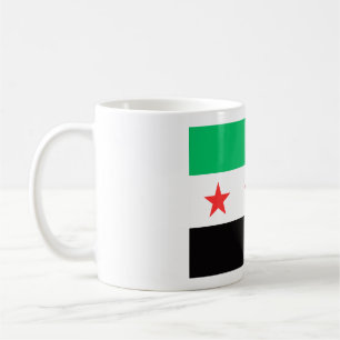 シリアの新しい自由シリア無料ポスト革命国旗 コーヒーマグカップ