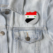 シリアの旗の地図 缶バッジ (インサイチュ)