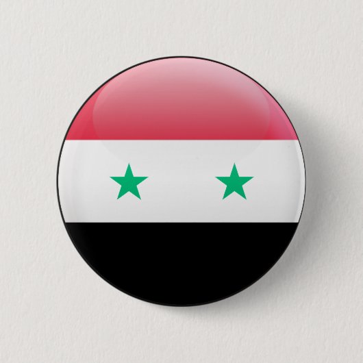 シリアの旗 缶バッジ (正面)