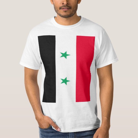 シリアの旗 Tシャツ (正面)