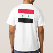 シリアの旗 Tシャツ (裏面)
