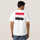シリアの旗 Tシャツ (裏面フル)