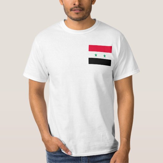 シリアの旗 Tシャツ (正面)