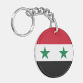 シリアの旧国旗 キーホルダー (正面左)