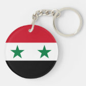 シリアの旧国旗 キーホルダー (裏面)