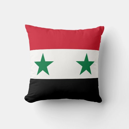 シリアの旧国旗 クッション (正面)