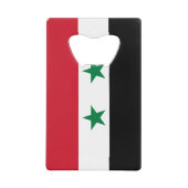 シリアの旧国旗 クレジットカード栓抜き (正面)