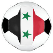 シリアの旧国旗 サッカーボール (回転)