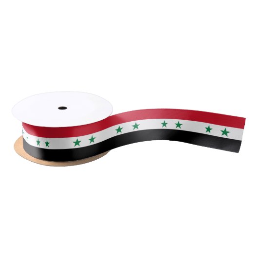 シリアの旧国旗 サテンリボン (リール)