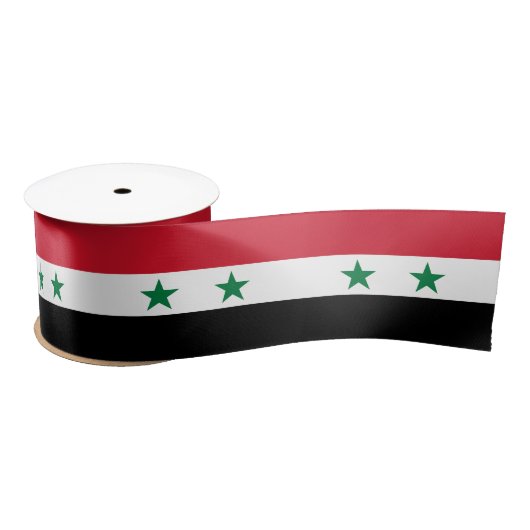シリアの旧国旗 サテンリボン (リール)