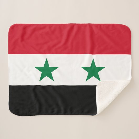 シリアの旧国旗 シェルパブランケット (正面(横))