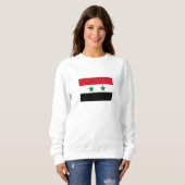 シリアの旧国旗 スウェットシャツ (正面フル)