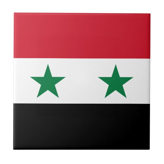 シリアの旧国旗 タイル (正面)