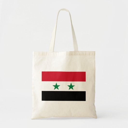 シリアの旧国旗 トートバッグ (正面)