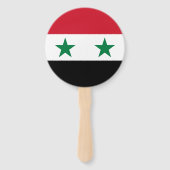 シリアの旧国旗 ハンドファン (裏面)