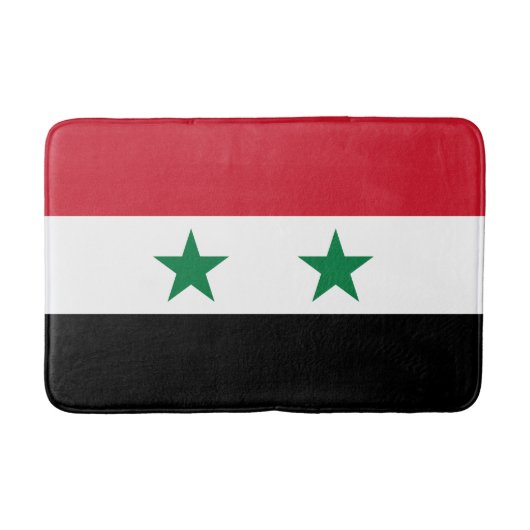 シリアの旧国旗 バスマット (正面)