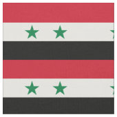 シリアの旧国旗 ファブリック (クローズアップ)