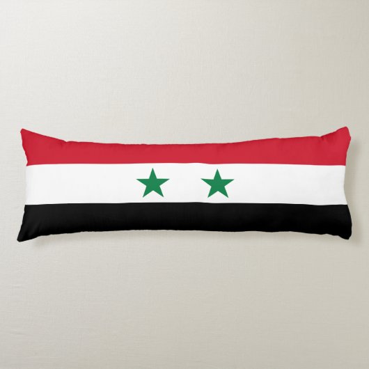 シリアの旧国旗 ボディピロー (正面)