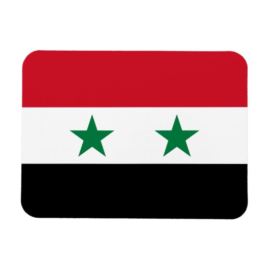 シリアの旧国旗 マグネット (横)