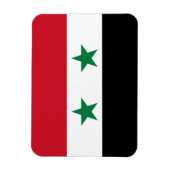 シリアの旧国旗 マグネット (縦)