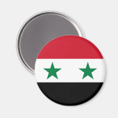 シリアの旧国旗 マグネット (正面/裏面)