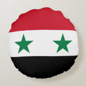 シリアの旧国旗 ラウンドクッション (裏面)