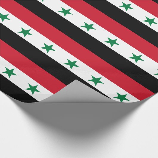 シリアの旧国旗 ラッピングペーパー (角)