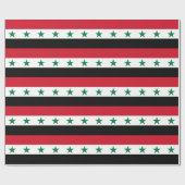 シリアの旧国旗 ラッピングペーパー (フラット)