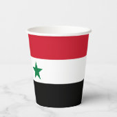 シリアの旧国旗 紙コップ (裏面)