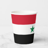 シリアの旧国旗 紙コップ (正面)