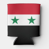 シリアの旧国旗 缶クーラー (正面)