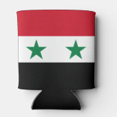 シリアの旧国旗 缶クーラー (裏面)