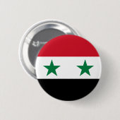 シリアの旧国旗 缶バッジ (正面&裏面)