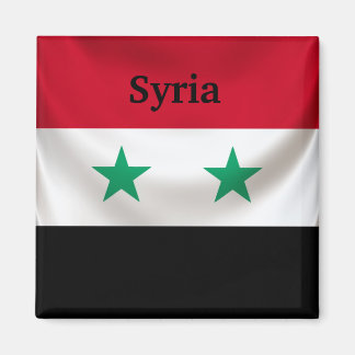 シリアの正方形の旗、儀式服 マグネット