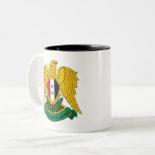 シリアの紋章付き外衣 ツートーンマグカップ (正面左)