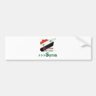 シリアの自由 バンパーステッカー
