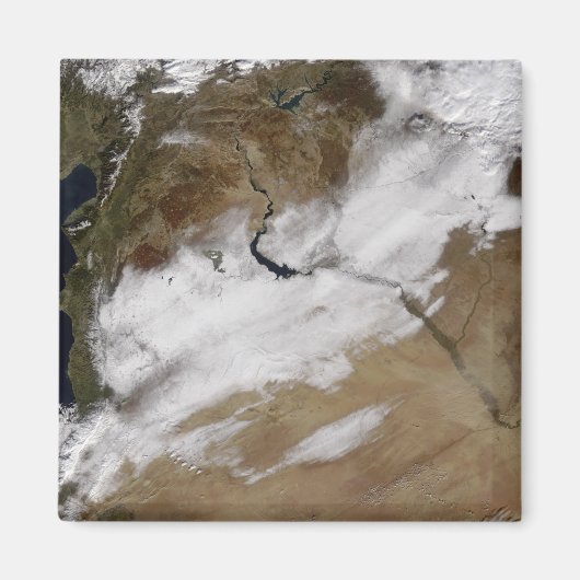 シリアの雪 マグネット (正面)