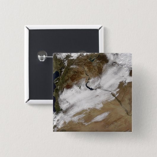 シリアの雪 缶バッジ (正面&裏面)