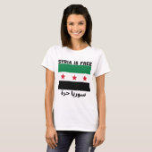 シリアは無料FALG Tシャツ (正面フル)