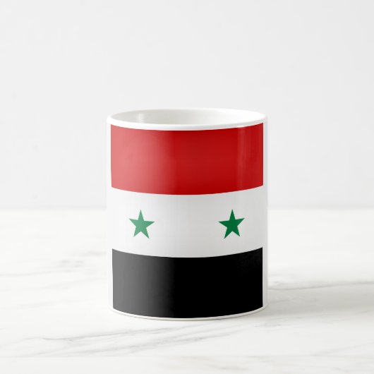 シリアカッコいい国旗 コーヒーマグカップ (中央)
