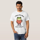 シリアスなカエル存在論ミーム Tシャツ (正面フル)