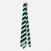 シリアストライプの国旗のネクタイ、独立 ネクタイ (正面)